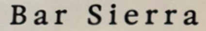 Bar Sierra logo