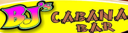 BJ's Cabana Bar menu page 1