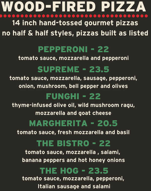 Station 66 menu page 1