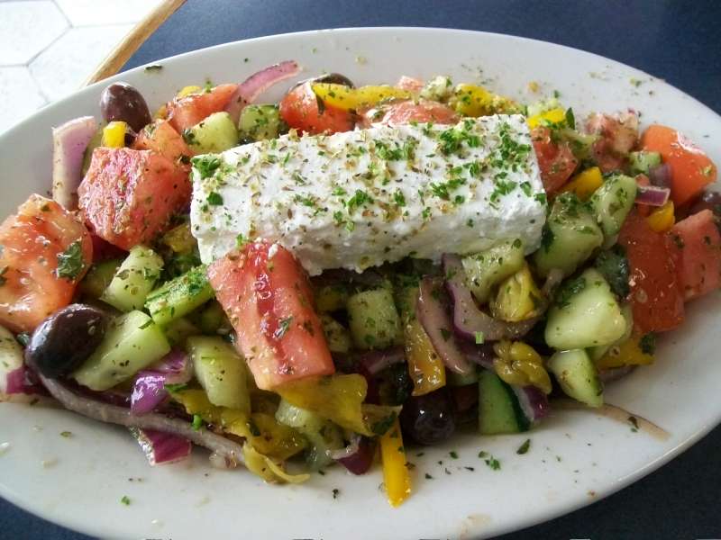 Santorini Greek Cuisine menu page 1