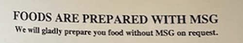 China Empress menu page 1