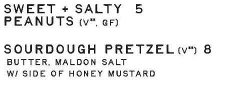 Goodfire Brewing Co menu page 1