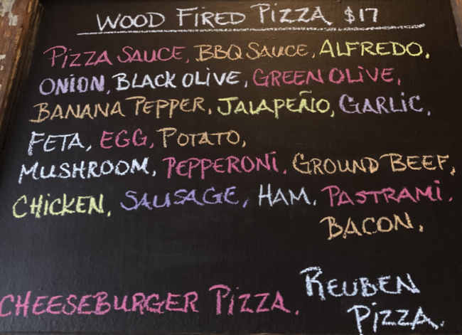 The Maple Grille menu page 1