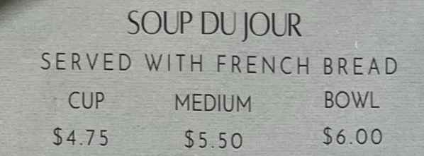 Blooming Grounds Coffee House menu page 1