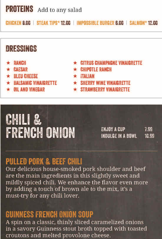 Thirsty Moose Tap House Menu, Portsmouth, NH