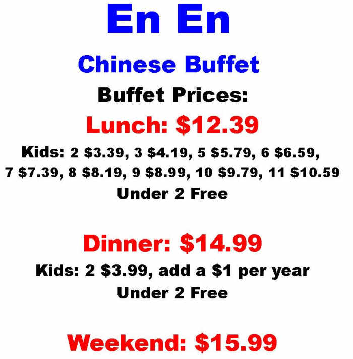 En En Chinese menu page 1