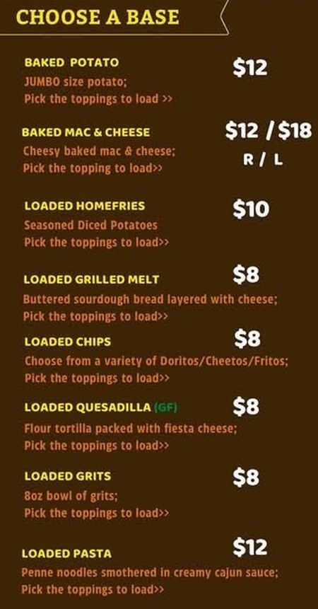 Fully Loaded 315 menu page 1