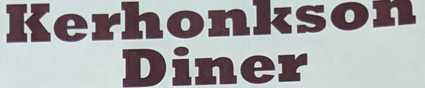 Kerhonkson Diner logo