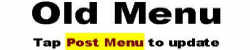 Italian Sizzle Shack menu page 1