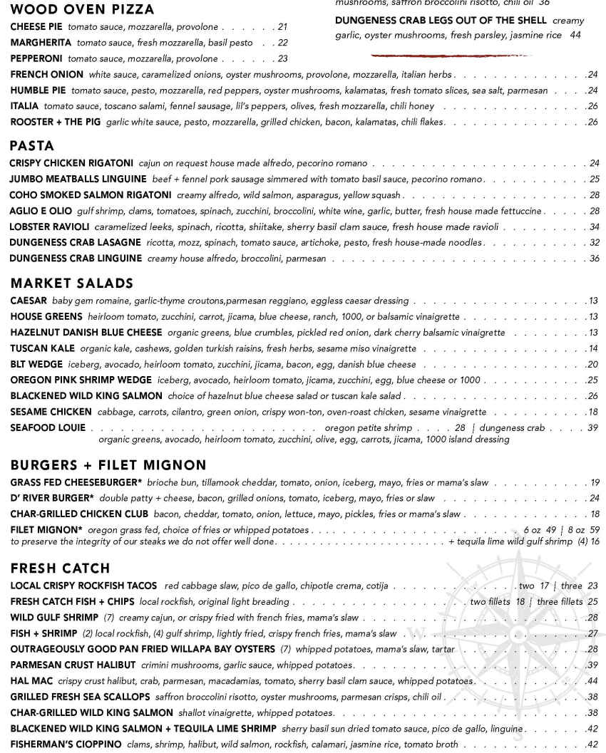 Skilo Menu Kyllo's Menu, Lincoln City, OR