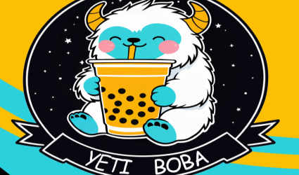 Yeti Boba menu page 1