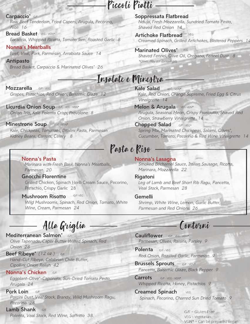 Mercato Mio menu page 1