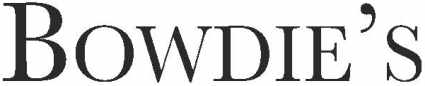 Bowdies Chophouse logo