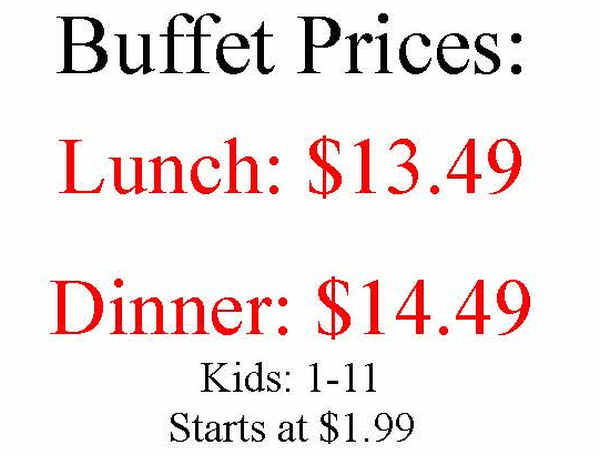 King's Wok Chinese menu page 1