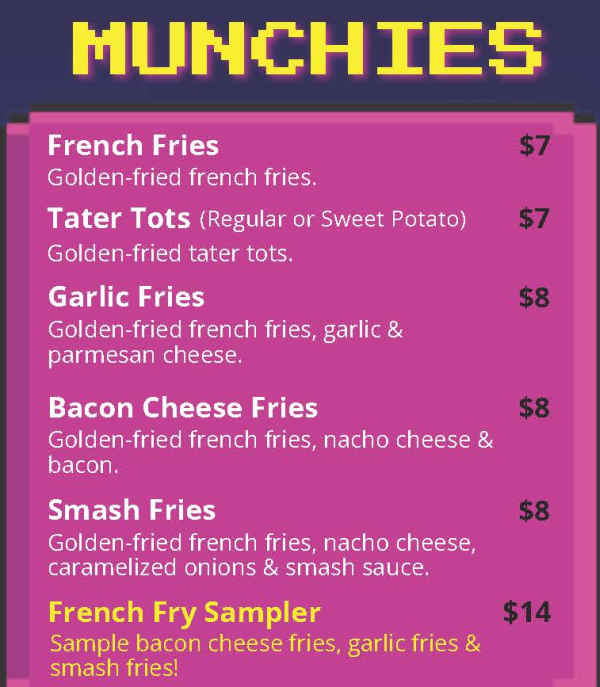 Insert Coin menu page 1