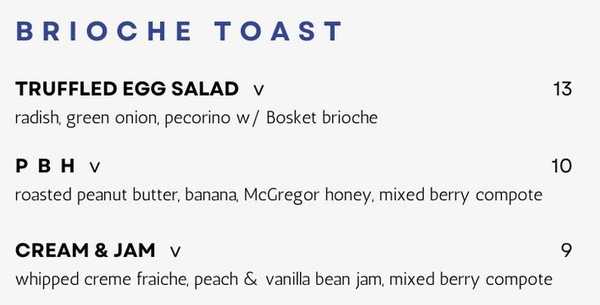 Bear Bear menu page 1